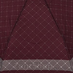 Зонт женский Doppler 744765 RE 10377 Клетка бордовый