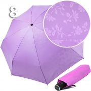 Зонт Три Слона L-4806 (J) 18813 Цветы Сиреневый, компактный