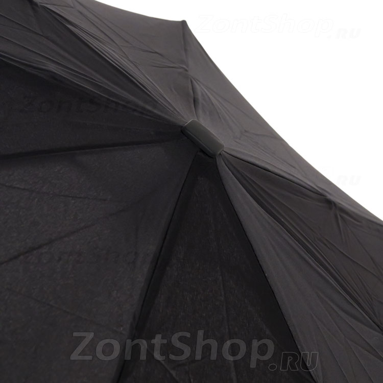 Плоский зонт Fulton G819 001 Черный, облегченный