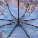 Зонт наоборот женский Три Слона 101 (L/JS) 12540 Воздушная акварель (обратное закрывание)