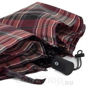 Зонт AMEYOKE OK55-CH (16) Клетка, Бордовый