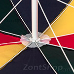 Зонтик от солнца Derby Salito 180 8645 Сектор (тонкий стержень, стальная констр, плащевка) без чехла
