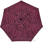 Зонт женский H.DUE.O H248 11435 Леопард розовый
