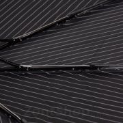 Большой зонт Ame Yoke OK65-CH (16) Черный в полоску