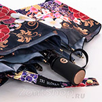 Зонт женский Три Слона 137 (F) 9286 Гармония цветов фиолетовый (сатин)