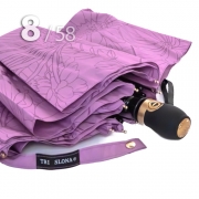 Зонт Три Слона L-3898 (C) 18366 Цветы Графика Сиреневый