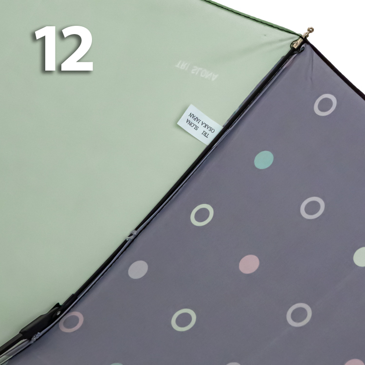 Зонт Три Слона L-3121 (D/25) 18758 Горошины, Зеленый