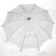 Зонт от солнца Diniya (17327) кружевной, белый