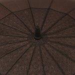 Зонт трость для двоих Trust 19968 (15071) Геометрия, Коричневый
