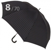 Зонт трость Три Слона M2182 (L) 11458 Клетка (гладкая ручка)