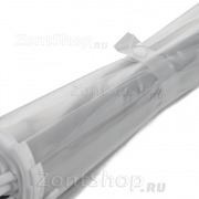 Зонт трость Прозрачный Diniya 2659 (17305) бел.ручка чехол