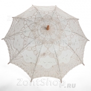 Зонт от солнца Diniya кружевной, бежевый