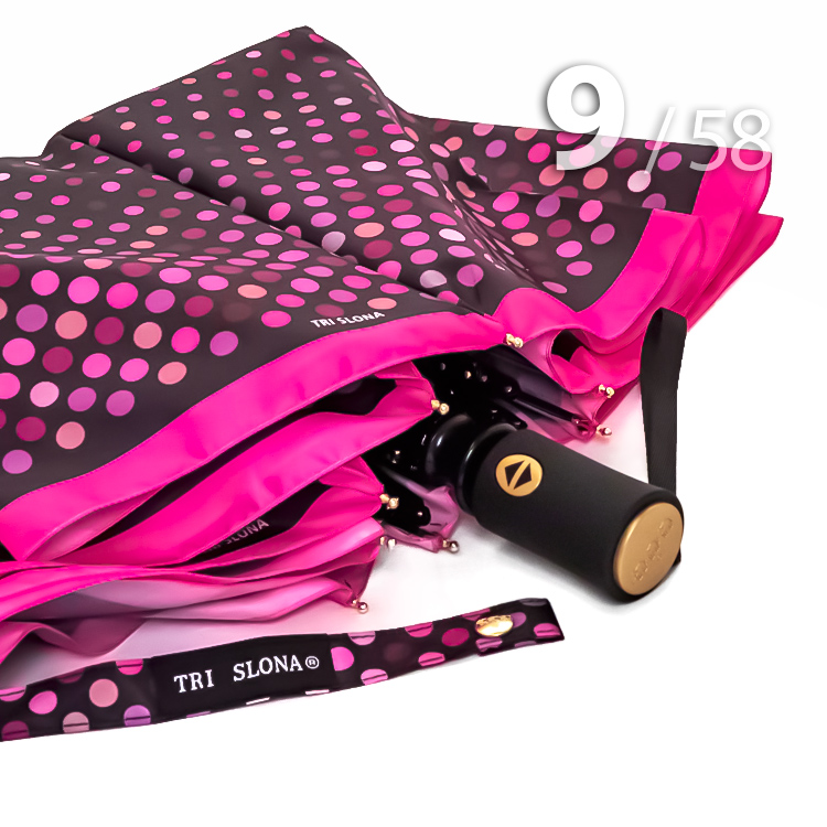 Зонт Три Слона L-3991 (D) 18052 Горох Розовый