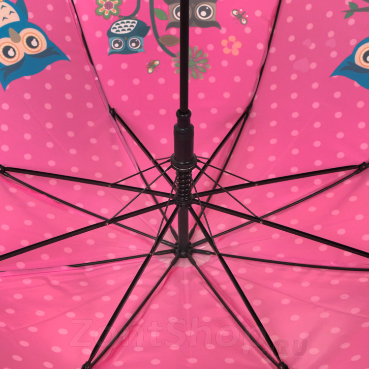 Зонт детский со свистком Torm 14801 15100 Забавные совята Розовый
