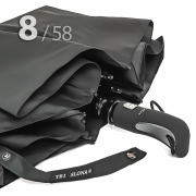 Зонт Три Слона M-8820 Черный двойные спицы