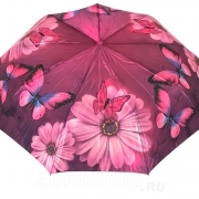 Зонт женский DripDrop 998 (14556) Дыхание природы розовый (сатин)