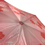Зонт женский Три Слона 137 (G) 11915 Гармония цветов красный (сатин)