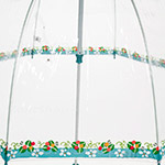 Зонт трость женский прозрачный Fulton Julie Dodsworth L775 2672 Rose Cottage (Дизайнерский)