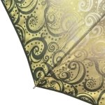 Зонт женский Doppler 74665 GFG19 15207 Завитки салатовый (Carbon, сатин)