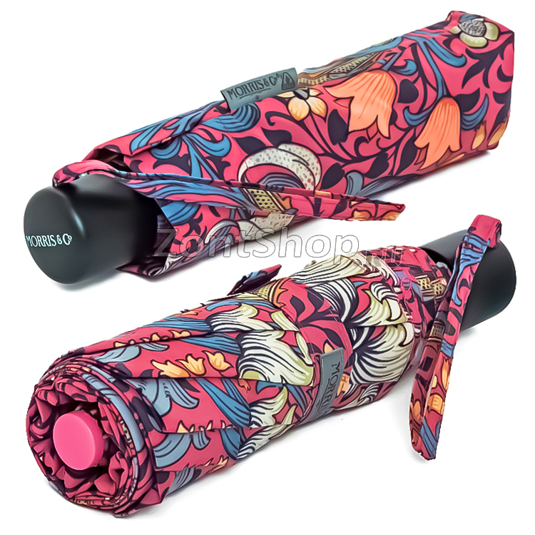 Зонт Fulton Morris & Co L907 4527 Золотой Лиловый UPF50+ (Дизайнерский)