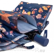 Зонт женский Diniya 177 17670 Кот под зонтом (сатин)