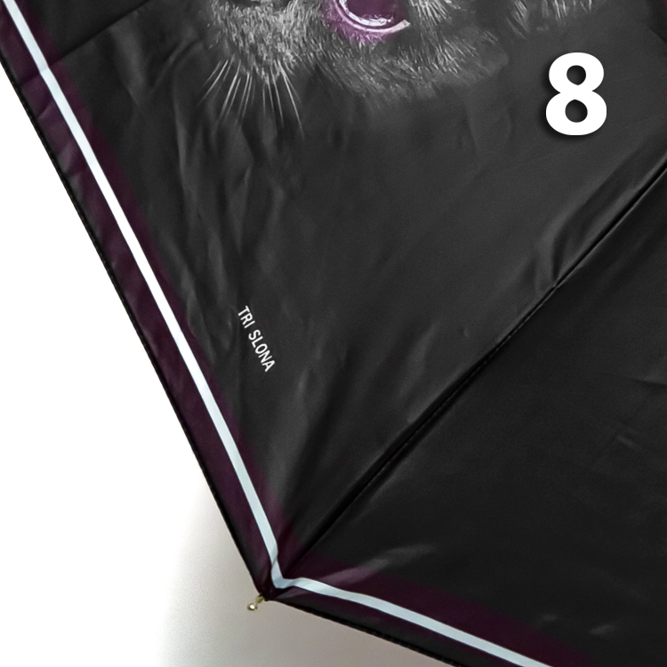 Зонт Три Слона L-3870 (A) 18820 Кошка серая кайма