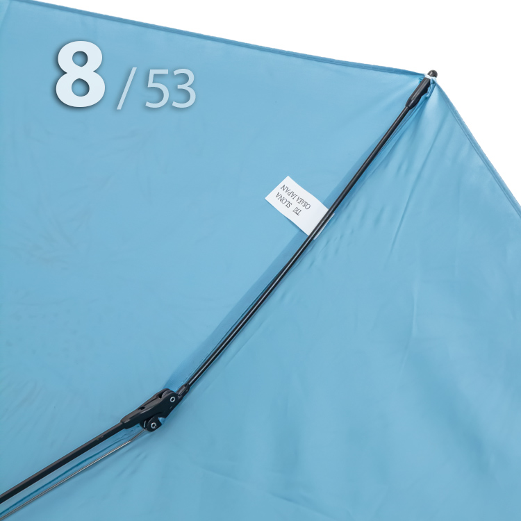 Зонт Три Слона L-4898 (C) 17909 Цветы Графика Голубой, компактный облегченный