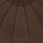 Зонт трость для двоих Trust 19968 (15071) Геометрия, Коричневый