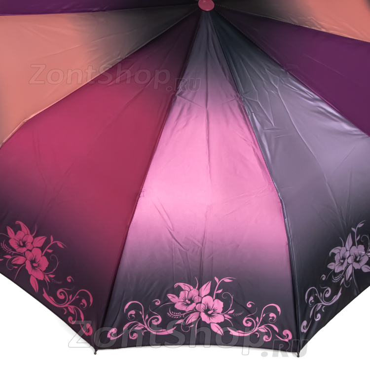 Зонт женский Diniya 2230 16972 Сектор Цветы (сатин)