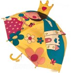 Зонт детский со свистком ArtRain 1653-1941 Принцесса с бабочкой