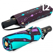 Зонт Три Слона L-3121 (D/25) 18759 Горошины, Голубой