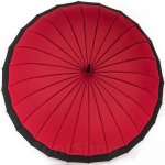 Зонт трость Chaju 608287J 15627 Цветы Красный (проявляющийся в дождь рисунок)