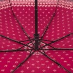 Зонт женский Doppler 74414652701 14101 Мозаика из листьев вишневый
