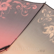 Зонт женский Diniya 2230 (16971) Цветы Розовый (сатин)