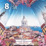 Зонт Три Слона L-3830 (M) 12631 Лиссабон Португалия (сатин)