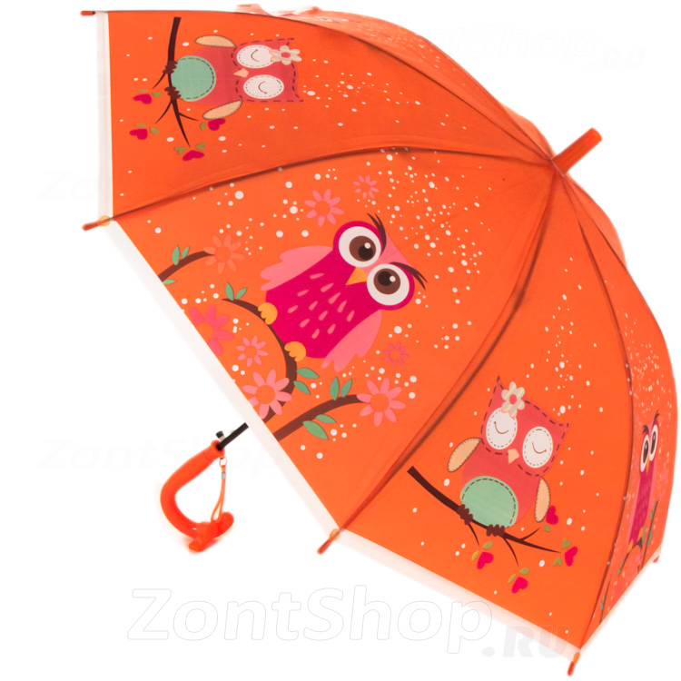 Зонт детский со свистком Torm 14801 15099 Cовята Оранжевый