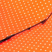 Зонт женский DripDrop 988 (16587) Горох Оранжевый