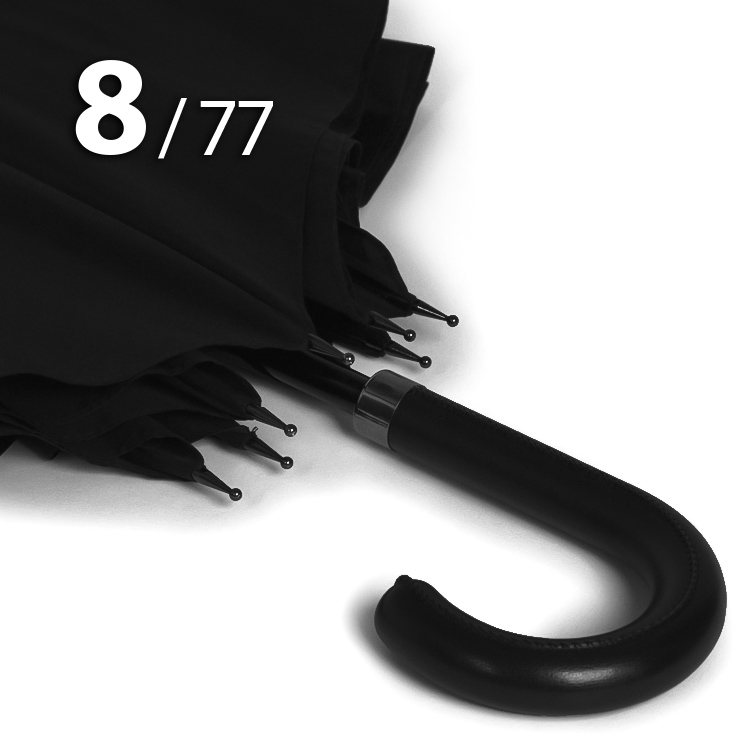 Зонт трость Три Слона M-2775 Черный, мужской