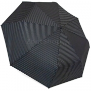 Зонт Fulton G818 4504 Черный-серая полоса
