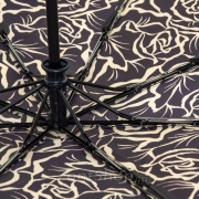 Зонт Три Слона L-3880 (A) 18773 Розы Графика черный (сатин)