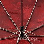 Зонт женский Три Слона 122 Жаккард 1810 Бордовый Цветы
