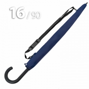 Зонт трость Ame Yoke L90-16 (02) Синий (очень большой купол, чехол на лямке, 16--спиц)