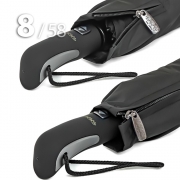 Зонт Три Слона M-8820 Черный двойные спицы