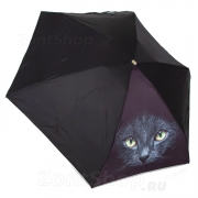 Зонт маленький Nex 35111 16559 Черный кот, механика