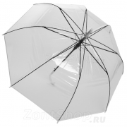 Зонт трость прозрачный (белая ручка) Style 1572 17041