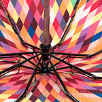 Зонт женский Zest 24757 8574 Разноцветные ромбики