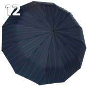 Зонт Три Слона M7121 (18878) Темно-синий /Полоса серо-синяя