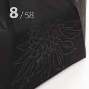 Зонт Три Слона L-3897 (E) 18067 Цветы Графика Черный