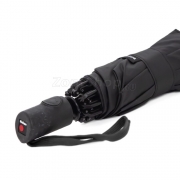 Зонт с обратным отрытием закрытием Knirps Re³ 1008 black черный