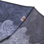 Зонт женский Doppler 74660 FGCE Magic Mini Big Carbon Lace 13507 Ажурные пейсли синий (сатин)